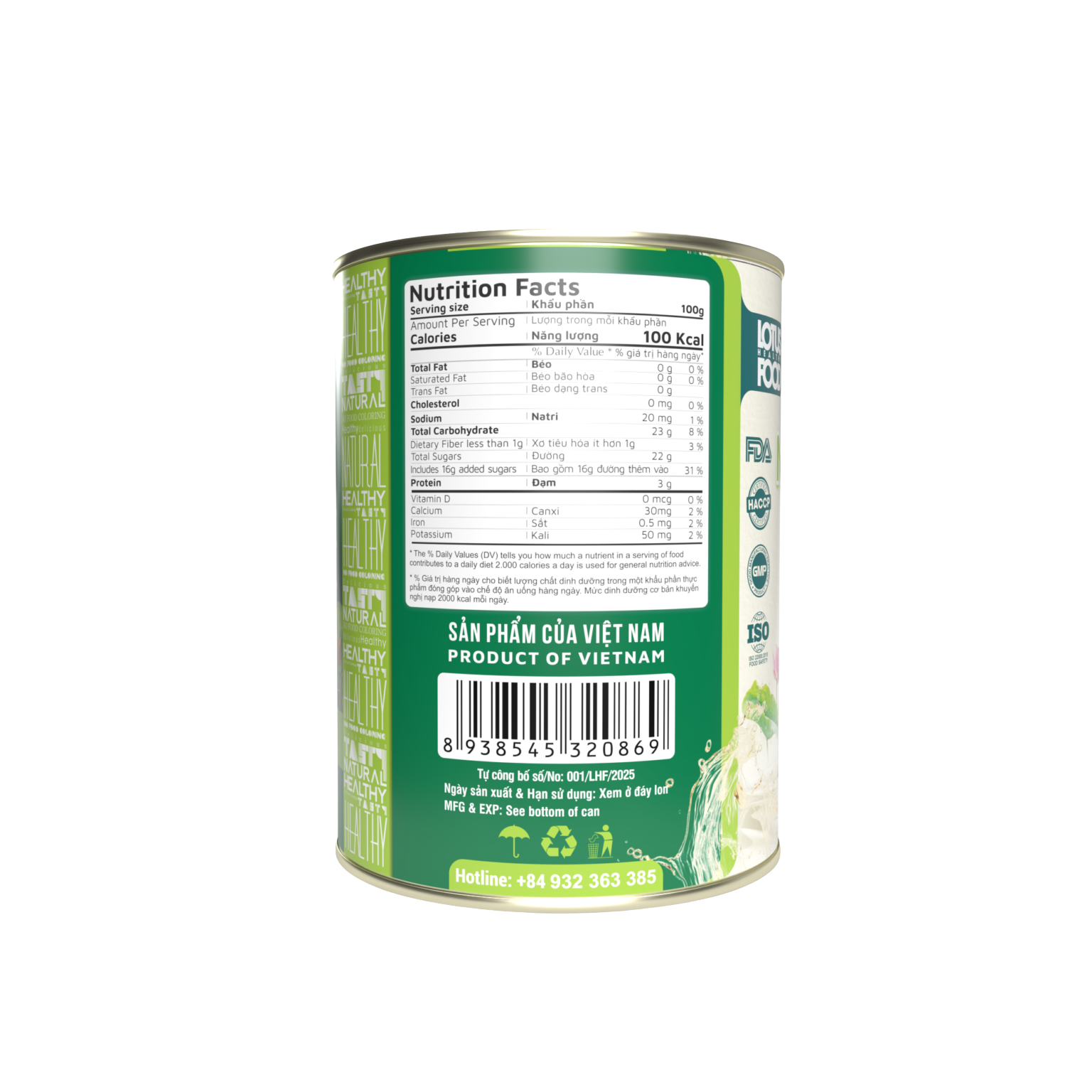 Hạt sen nước đường Lotus 600g - Hình ảnh 3