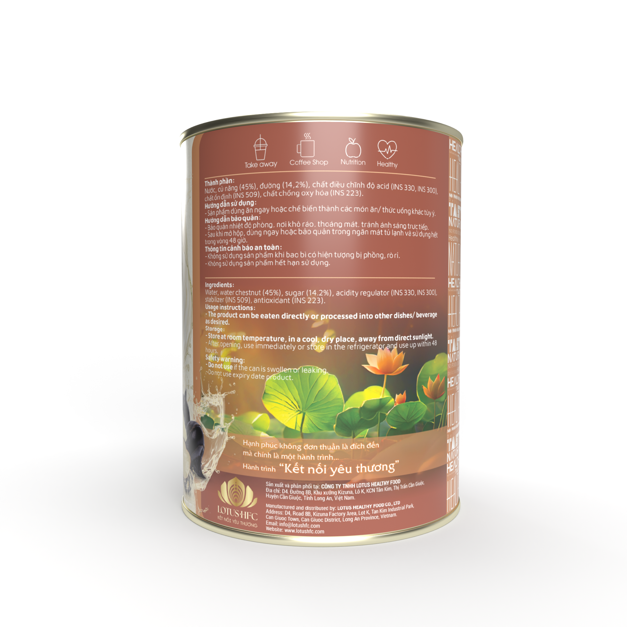 Củ năng nước đường Lotus 600g - Hình ảnh 2