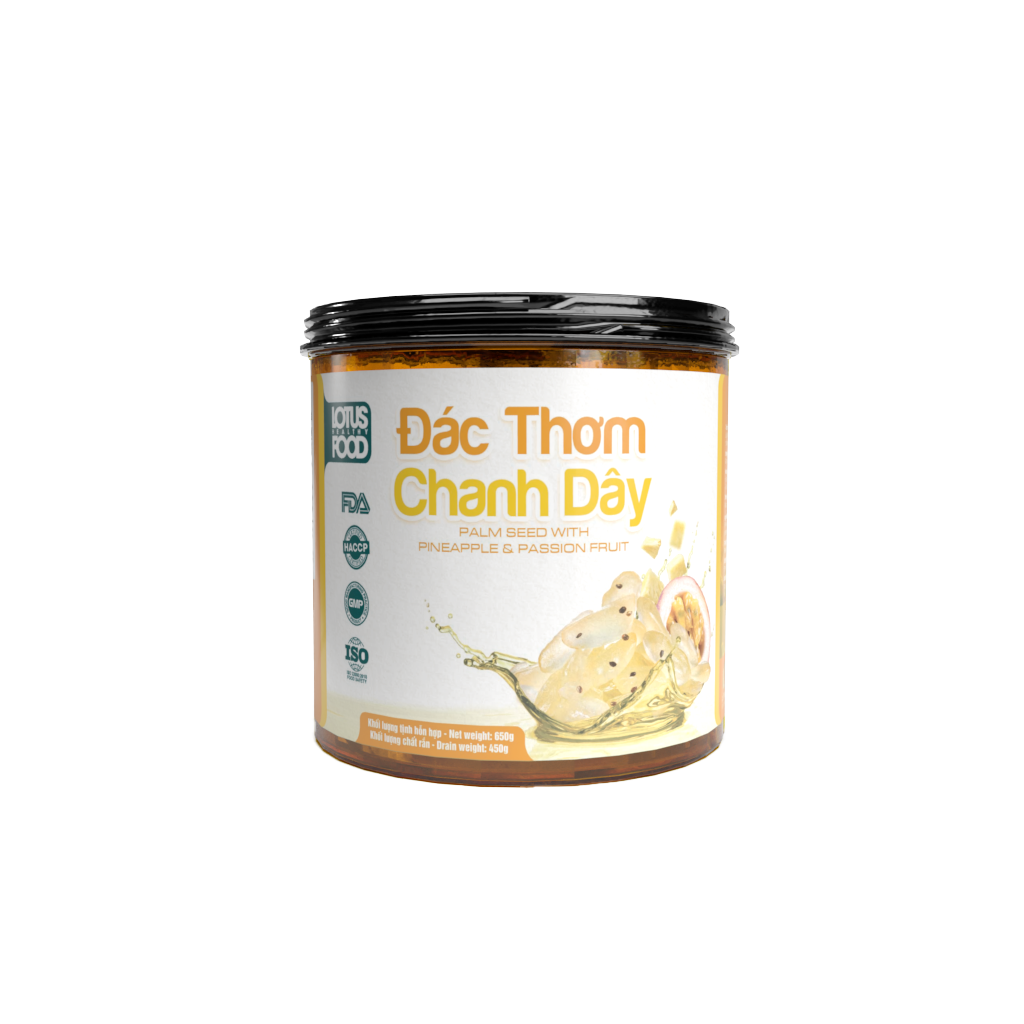 Đác rim thơm chanh dây Lotus 650g