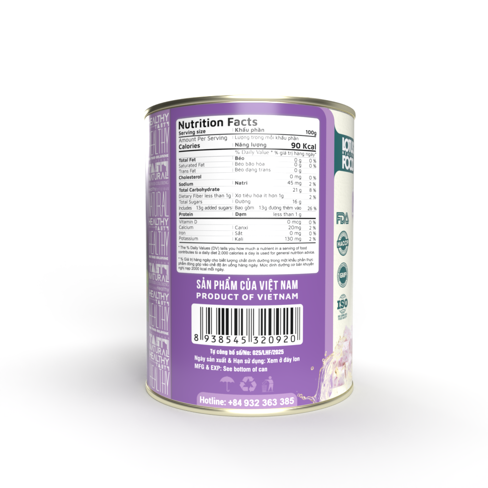 Khoai môn nước đường Lotus 600g - Hình ảnh 3