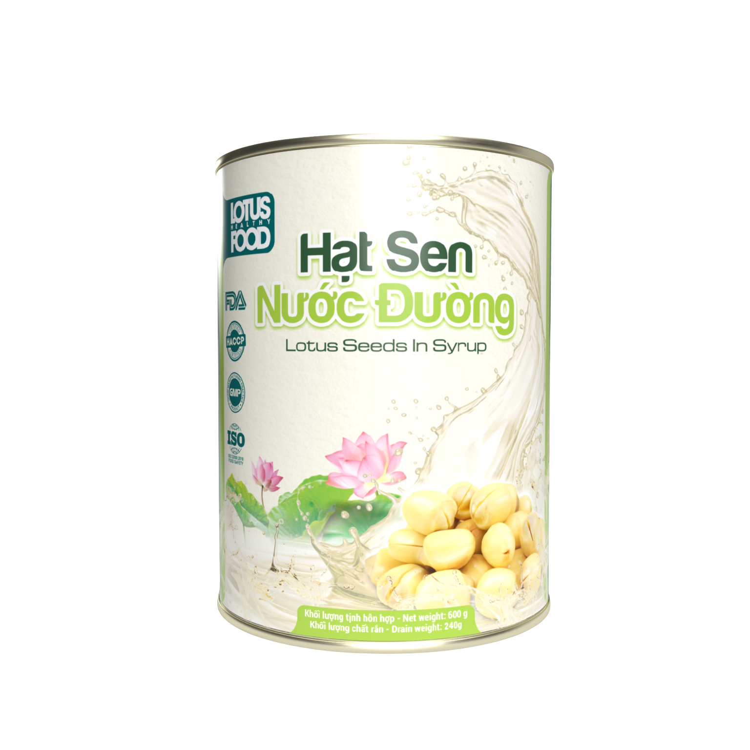 Hạt sen nước đường Lotus 600g