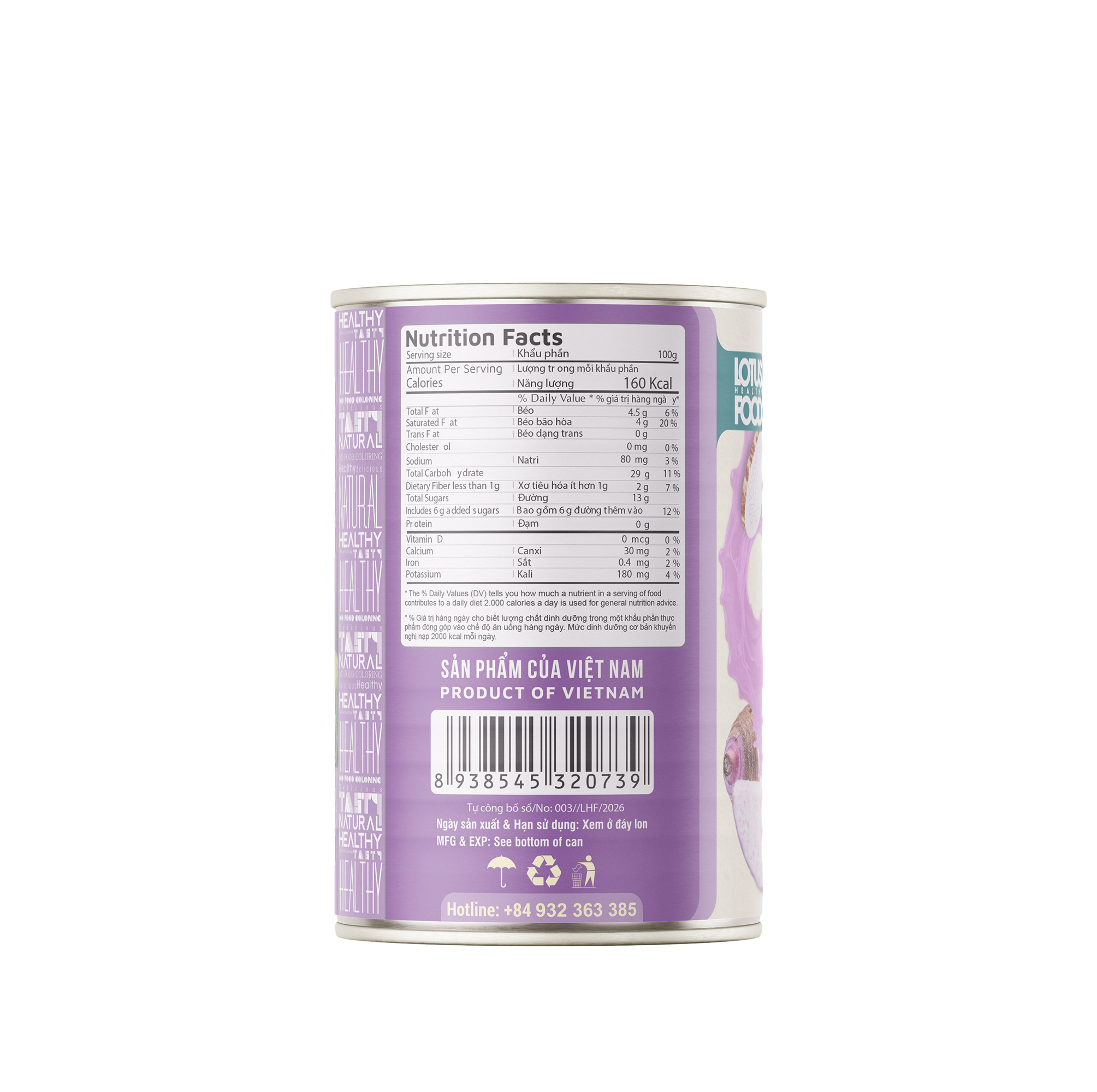 Xốt Khoai môn Lotus 600gr - Hình ảnh 2